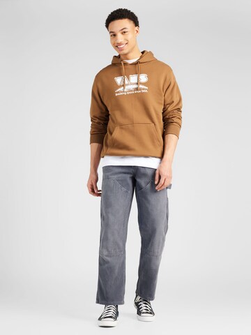 VANS Sweatshirt 'BREAKING SPACE' in Brown