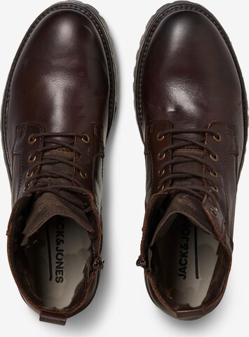 JACK & JONES Veterboots 'WATTICUS' in Bruin