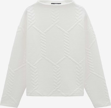 Someday Sweatshirt 'Uletti' in Weiß: predná strana