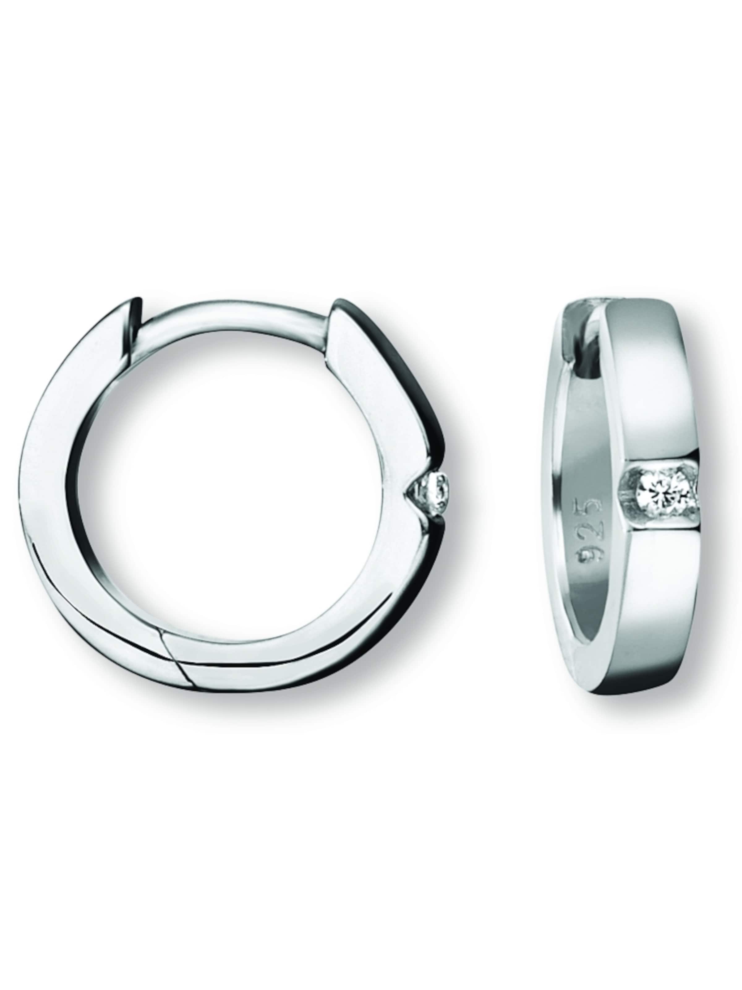 ONE ELEMENT Ohrringe in Silber: Vorderseite