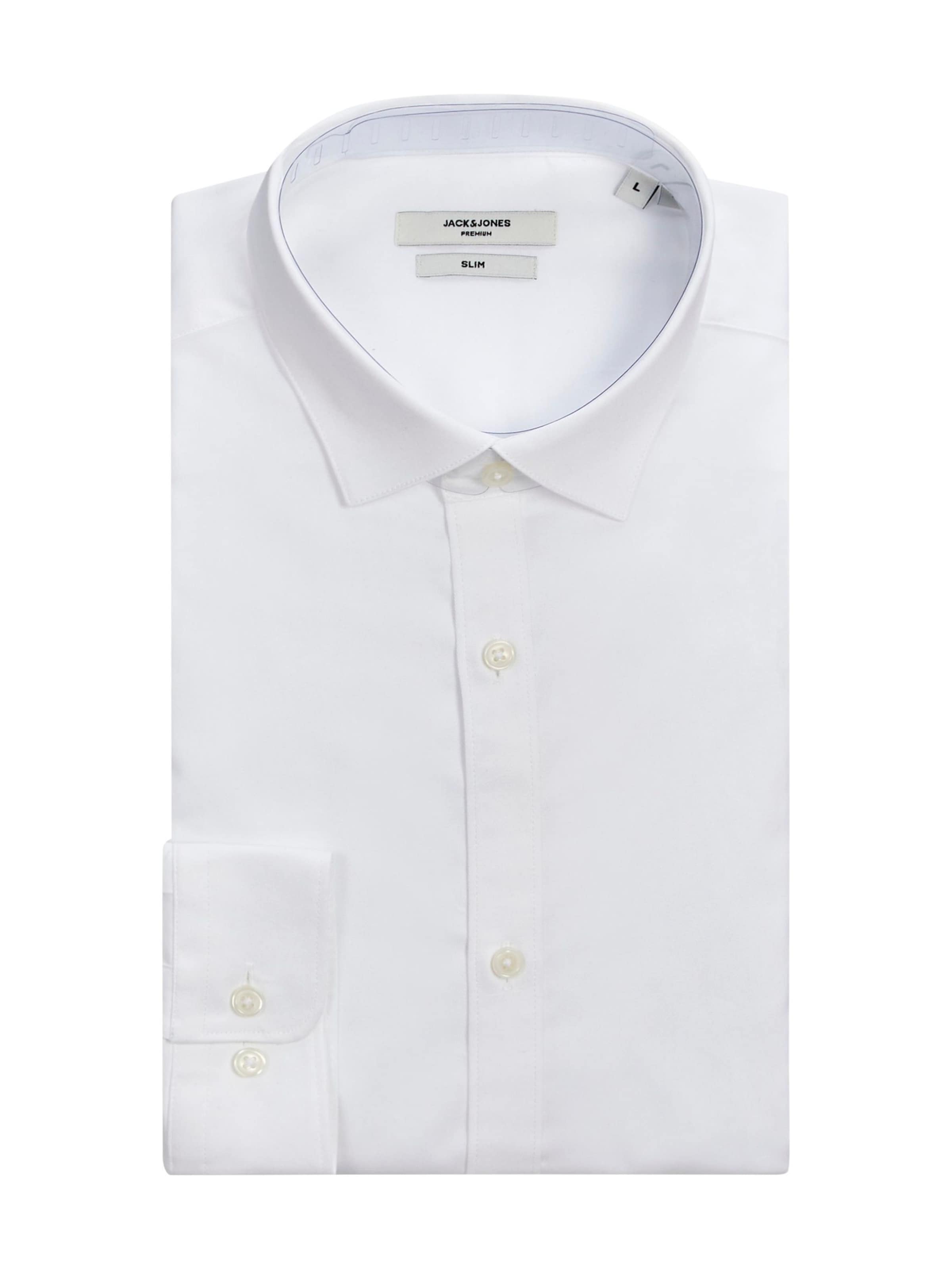 JACK & JONES - Ajuste estrecho Camisa 'JPRBLACardiff' en blanco