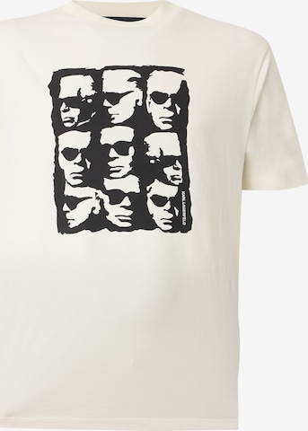 smėlio Karl Lagerfeld Marškinėliai: priekis