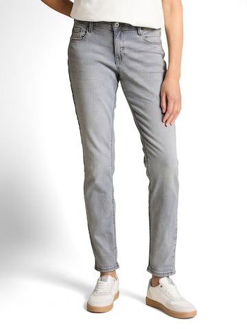 Skinny Jean 'Lucie' TOM TAILOR en gris : devant
