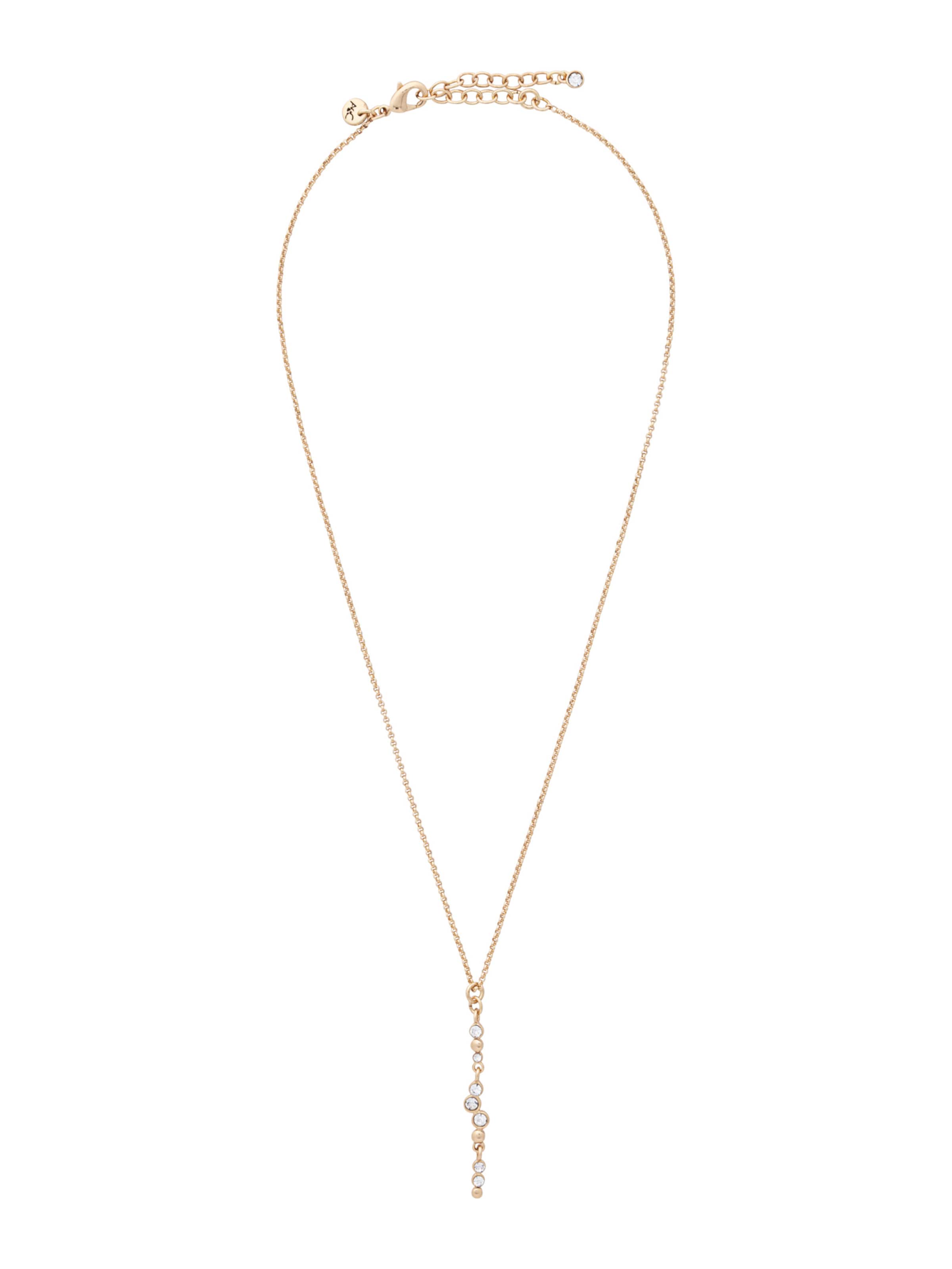 A&C Oslo – Nordic Design Jewellery Ketting 'Sweet Droplets' in Goud: voorkant