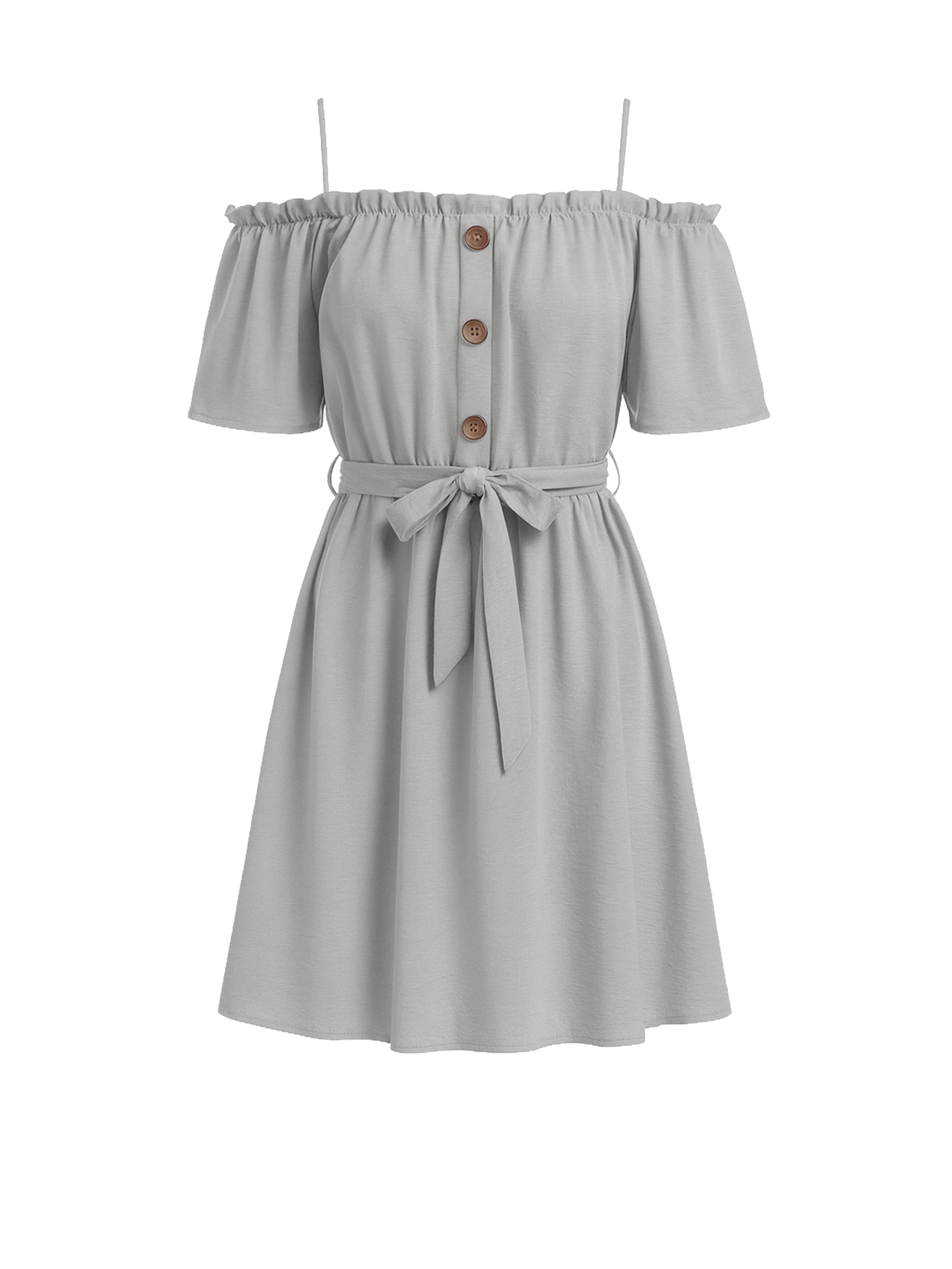 Abito Elara di colore pietra, Visualizzazione prodotti