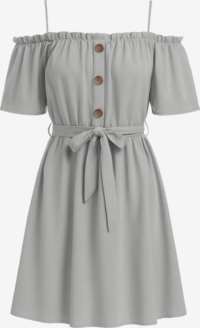Robe Elara en gris : devant
