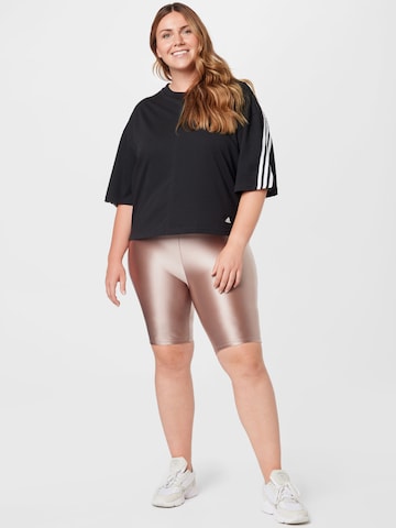 Urban Classics Skinny Leggings - rózsaszín