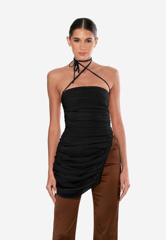 OW Collection Top 'Sandy' in Black: front