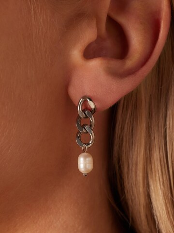 Boucles d'oreilles Lucardi en argent