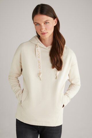 JOOP! Sweatshirt 'Tasta' in Beige: voorkant