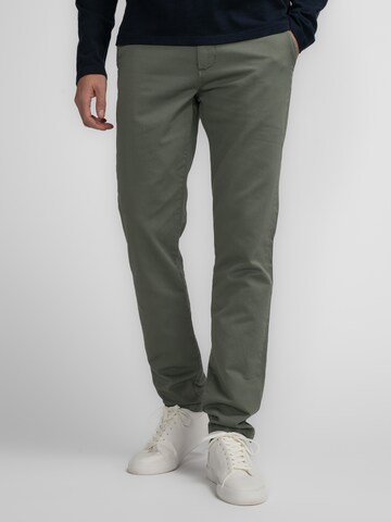 Regular Pantalon chino 'Joseph' Petrol Industries en vert : devant