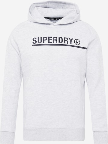 SuperdrySweater majica - siva boja: prednji dio
