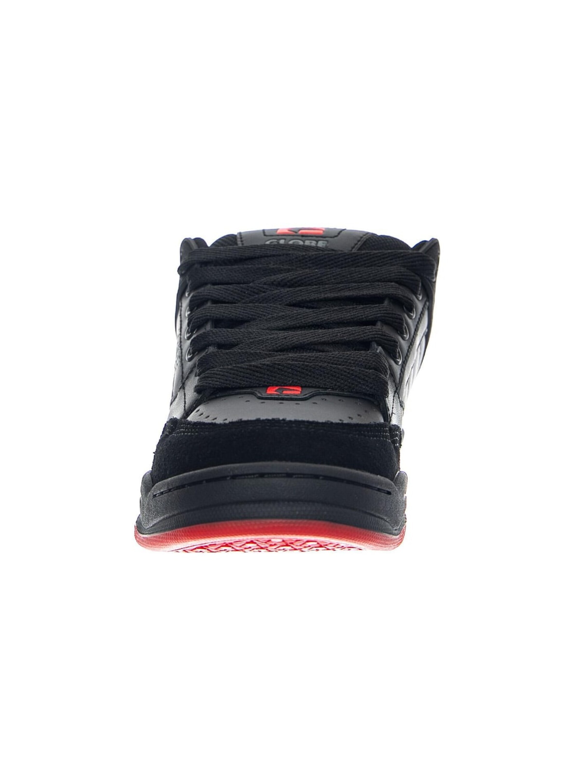 Chaussure de sport à lacets 'Tilt Black/Red/Charcoal' Globe en rouge