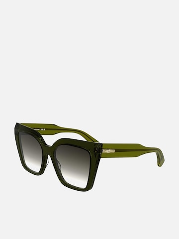 Longchamp - Gafas de sol en verde: frente