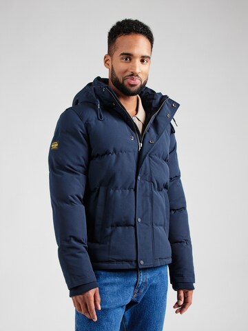 Veste d’hiver 'Everest' Superdry en bleu : devant