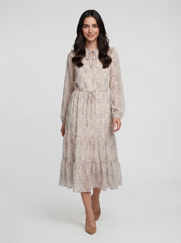 Usha - Vestido en beige: frente