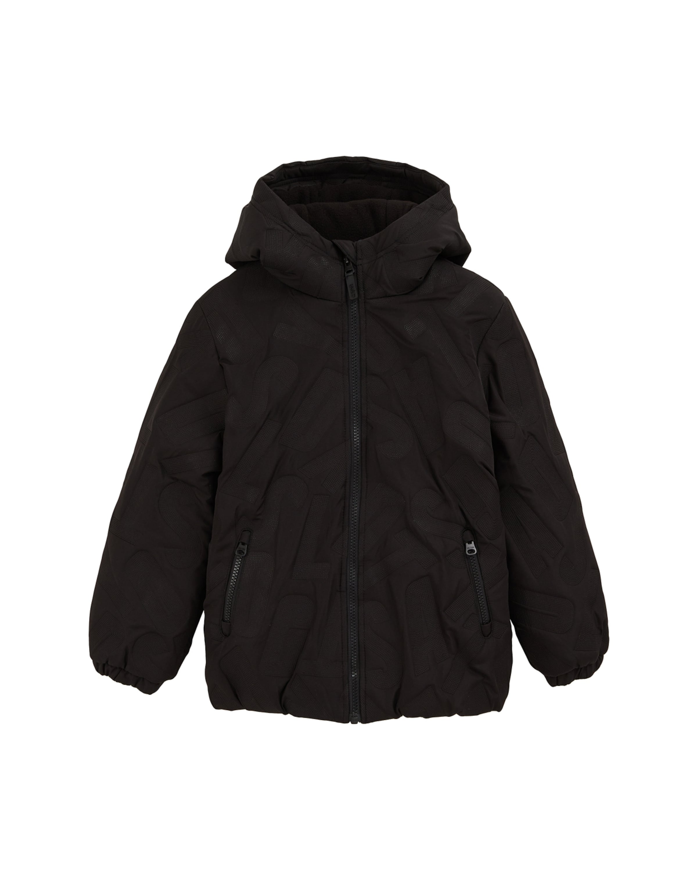 Veste mi-saison WE Fashion en noir : devant