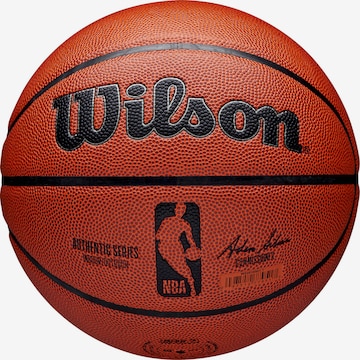 WILSON Ball 'NBA Authentic' in Braun: Vorderseite
