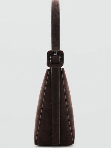 MANGO Olkalaukku 'Igor' värissä ruskea