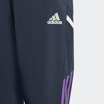 ADIDAS PERFORMANCE Regular Workout Pants 'Real Madrid Condivo 22' in Blue