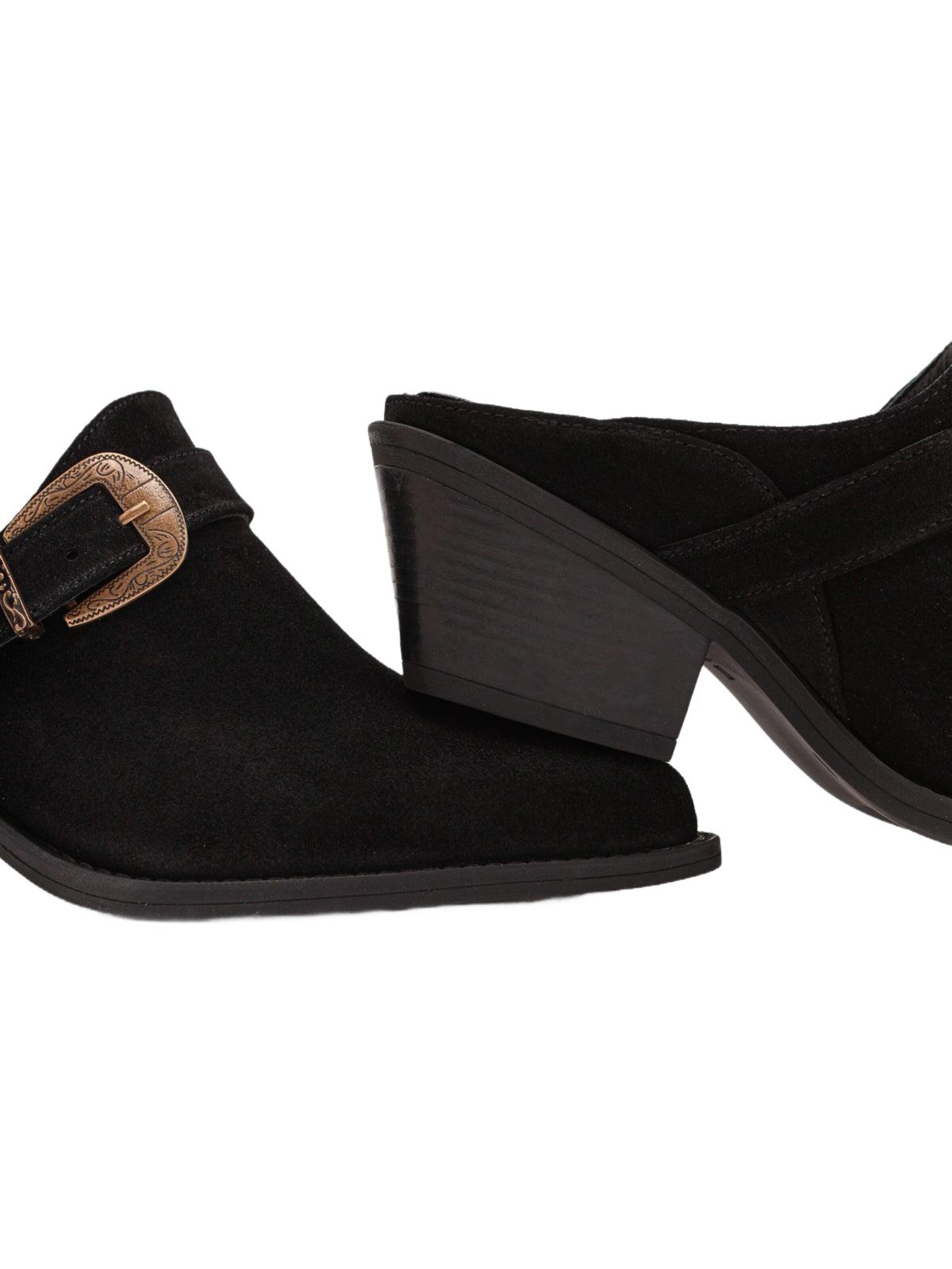 Limoya - Zapatos abiertos 'Sanida' en negro