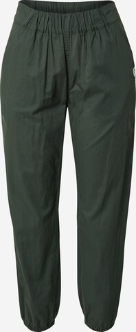 Tapered Pantaloni per outdoor 'Fliegenpilz' di Maloja in verde: frontale