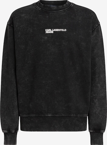 KARL LAGERFELD JEANSSweater majica - crna boja: prednji dio