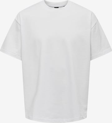 T-Shirt 'ONSMillenium' Only & Sons en blanc : devant