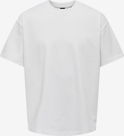 Only & Sons T-Shirt 'ONSMillenium' en blanc, Vue avec produit