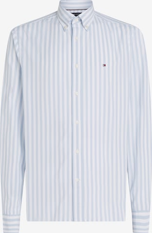 Coupe regular Chemise 'FLEX' TOMMY HILFIGER en bleu : devant