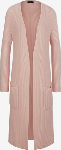 Peter Hahn Knit Cardigan in Pink: front