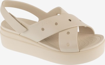 Sandales 'Brooklyn 4U' Crocs en beige : devant