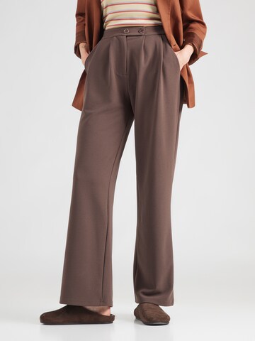 ABOUT YOU Wide Leg Hose 'Maribelle' in Braun: Vorderseite