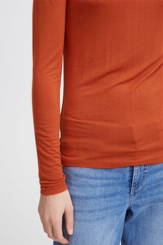 ICHI Shirt 'Philuca' in Orange