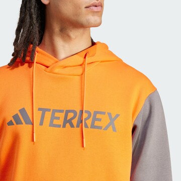 ADIDAS TERREX Sports sweatshirt in Orange