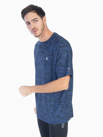 Spyder Functioneel shirt in Blauw