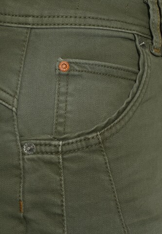 CECIL - Slimfit Vaquero en verde