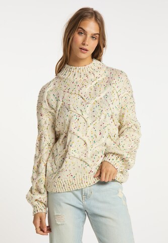 Pullover di IZIA in beige: frontale