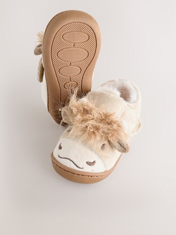 Next - Zapatillas de casa en beige