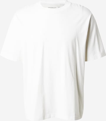 T-Shirt Abercrombie & Fitch en blanc : devant