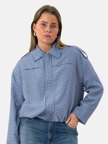 ITS MAY Tussenjas ' Livia ' in Blauw: voorkant