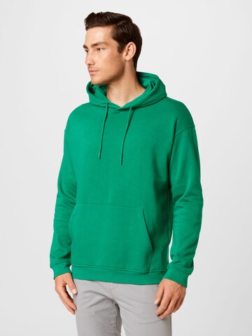 JACK & JONES Sweatshirt 'BRINK' i grøn: forside