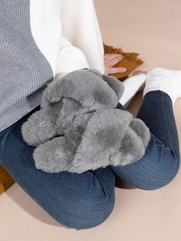 Gooce Slipper 'Furry' in Grey