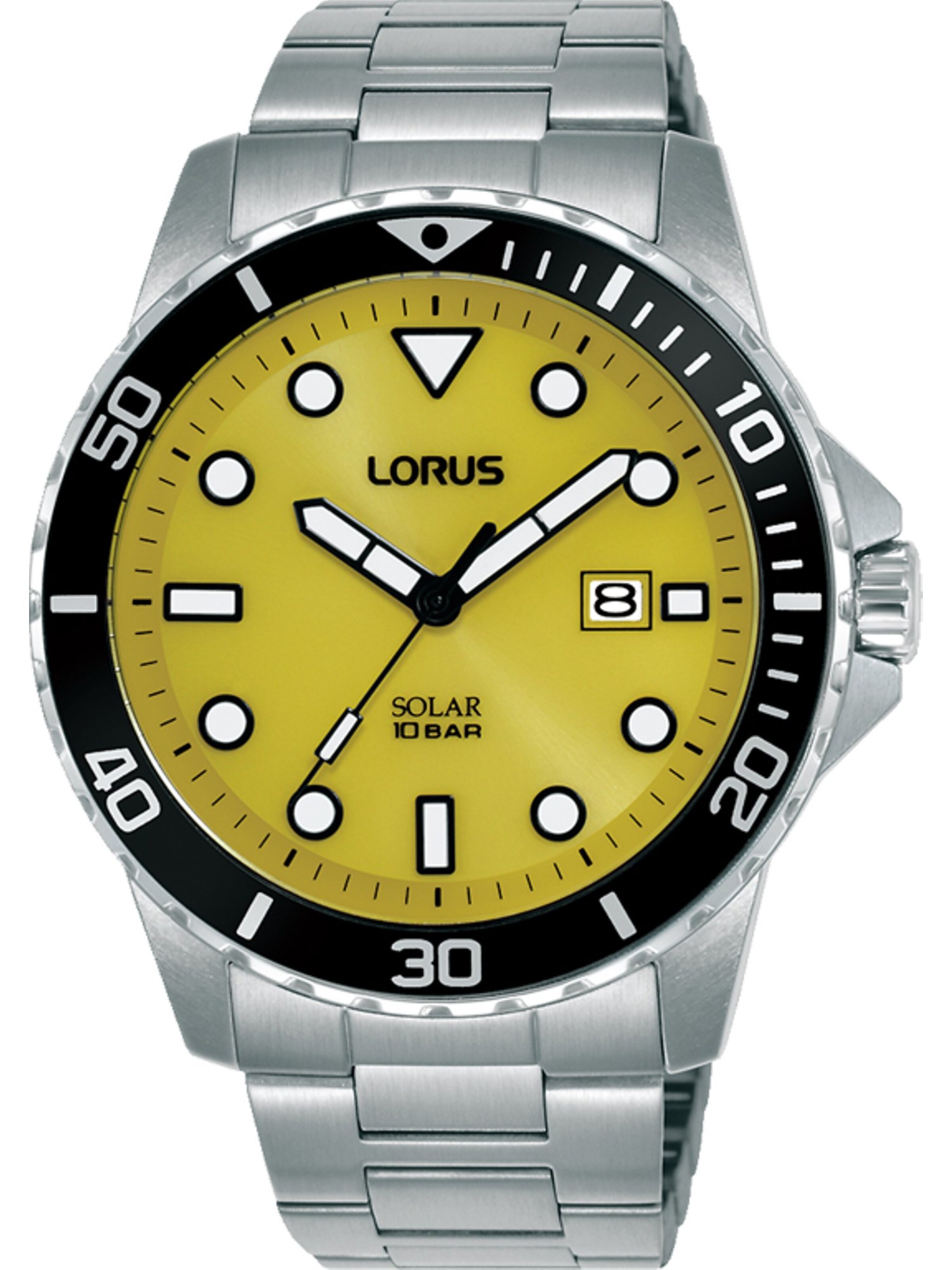 LORUS Uhr in Silber: Vorderseite