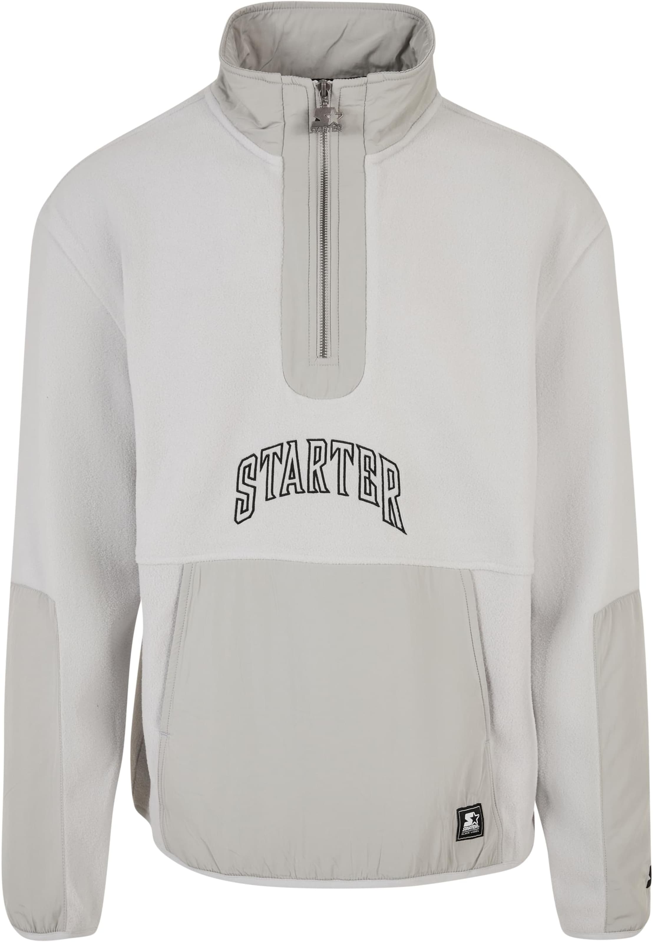 Starter Black Label Sveter 'Thunder' - Sivá: predná strana