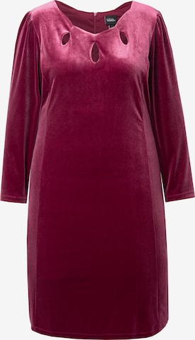 Ulla Popken Jurk in Rood: voorkant