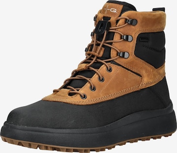 GEOX Schnürstiefel in Braun: Vorderseite