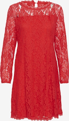 Robe 'Kit' Cream en rouge : devant