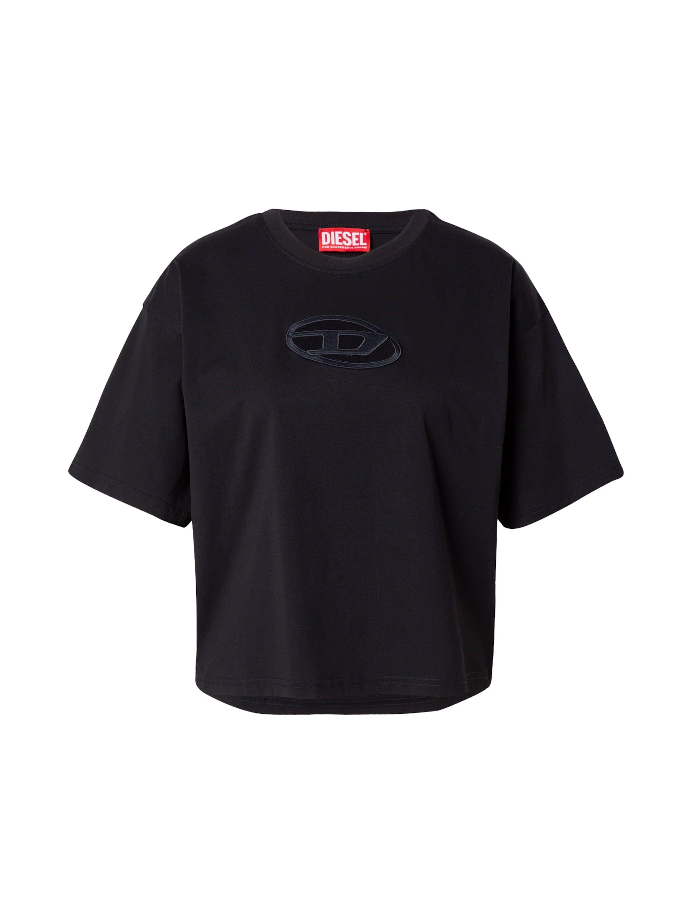 DIESEL Póló - fekete: elől