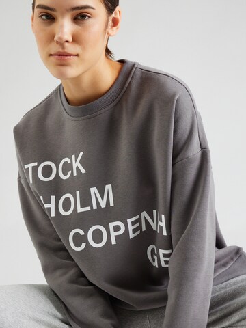 Noisy may Sweatshirt 'ACIA' i grå